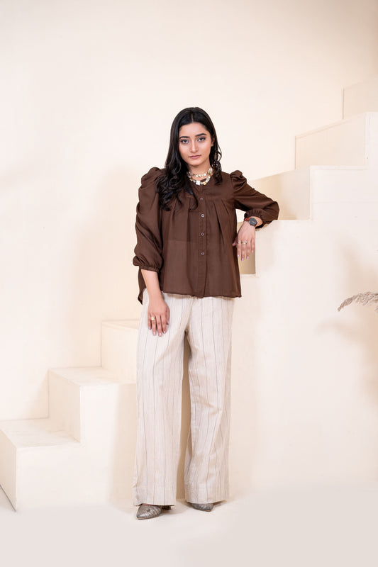 Espresso Artisan Blouse