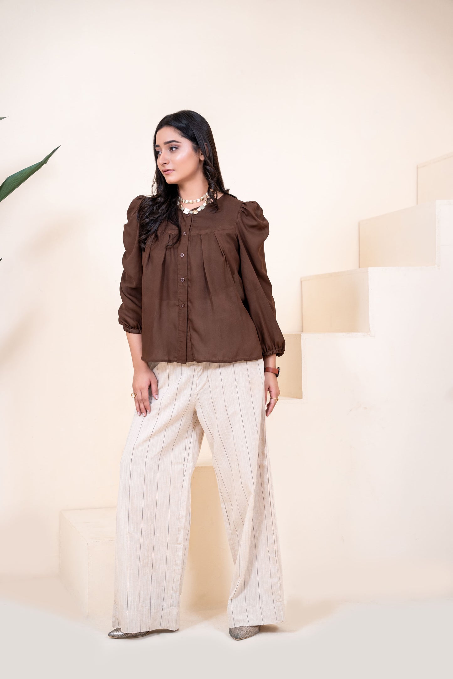 Espresso Artisan Blouse