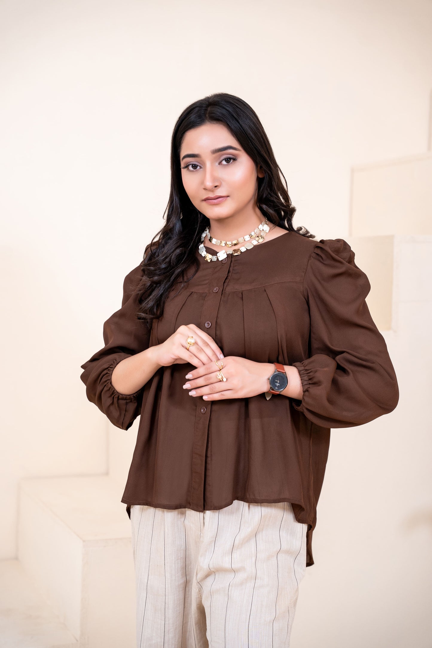 Espresso Artisan Blouse