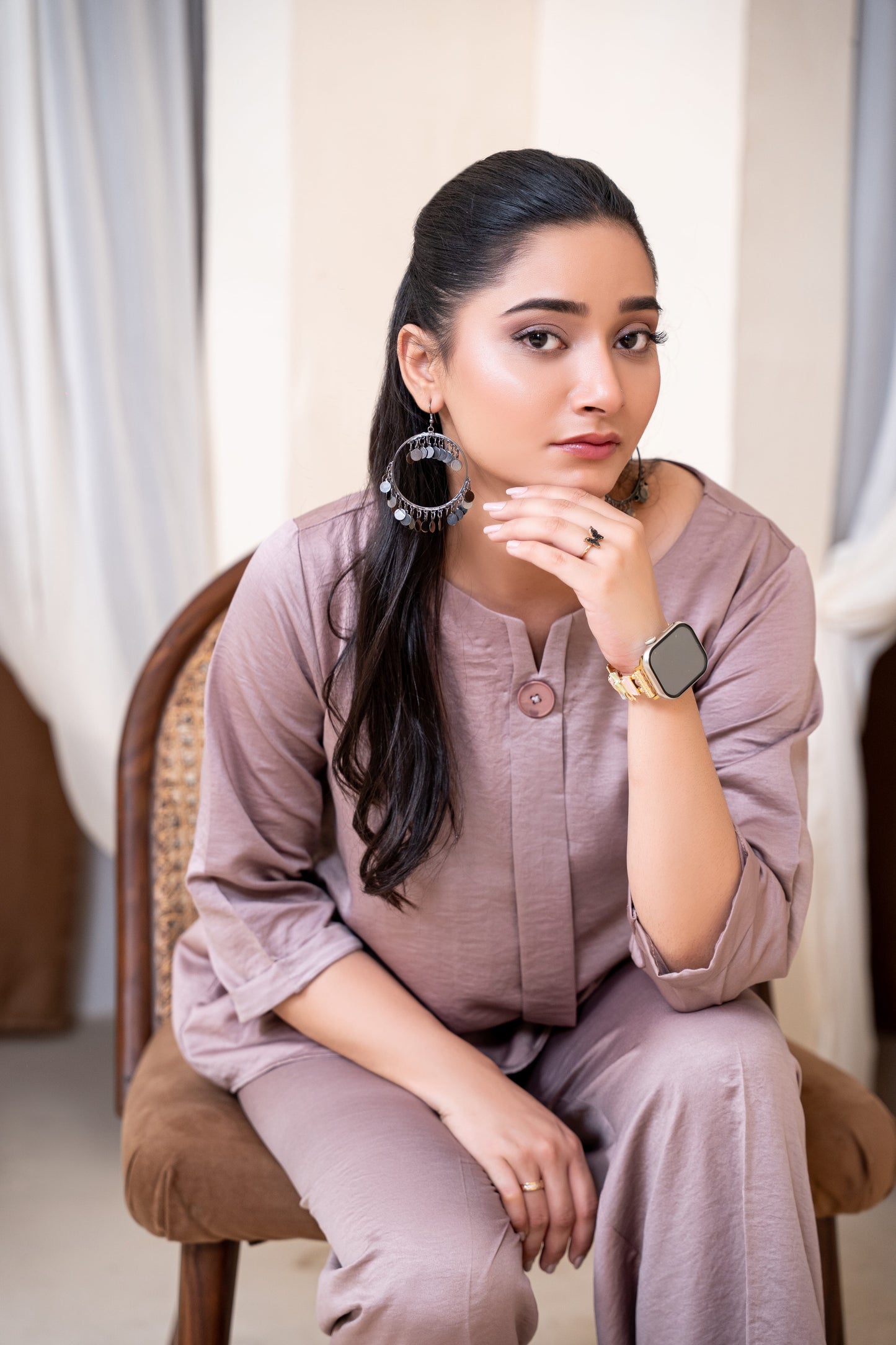 The Dusk Rose Silk Co-ord
