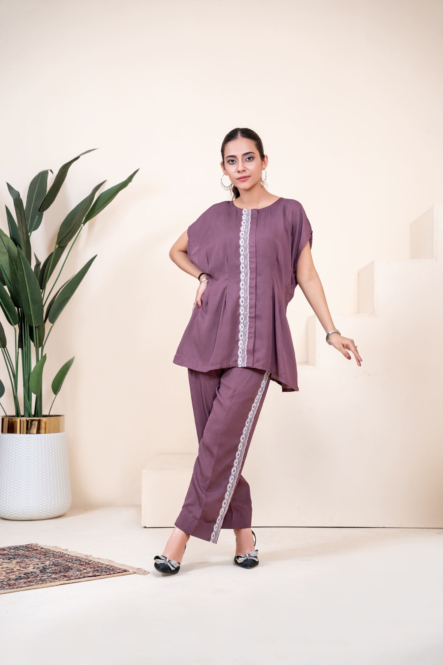 The Mulberry Lace-Inlay Co-ord