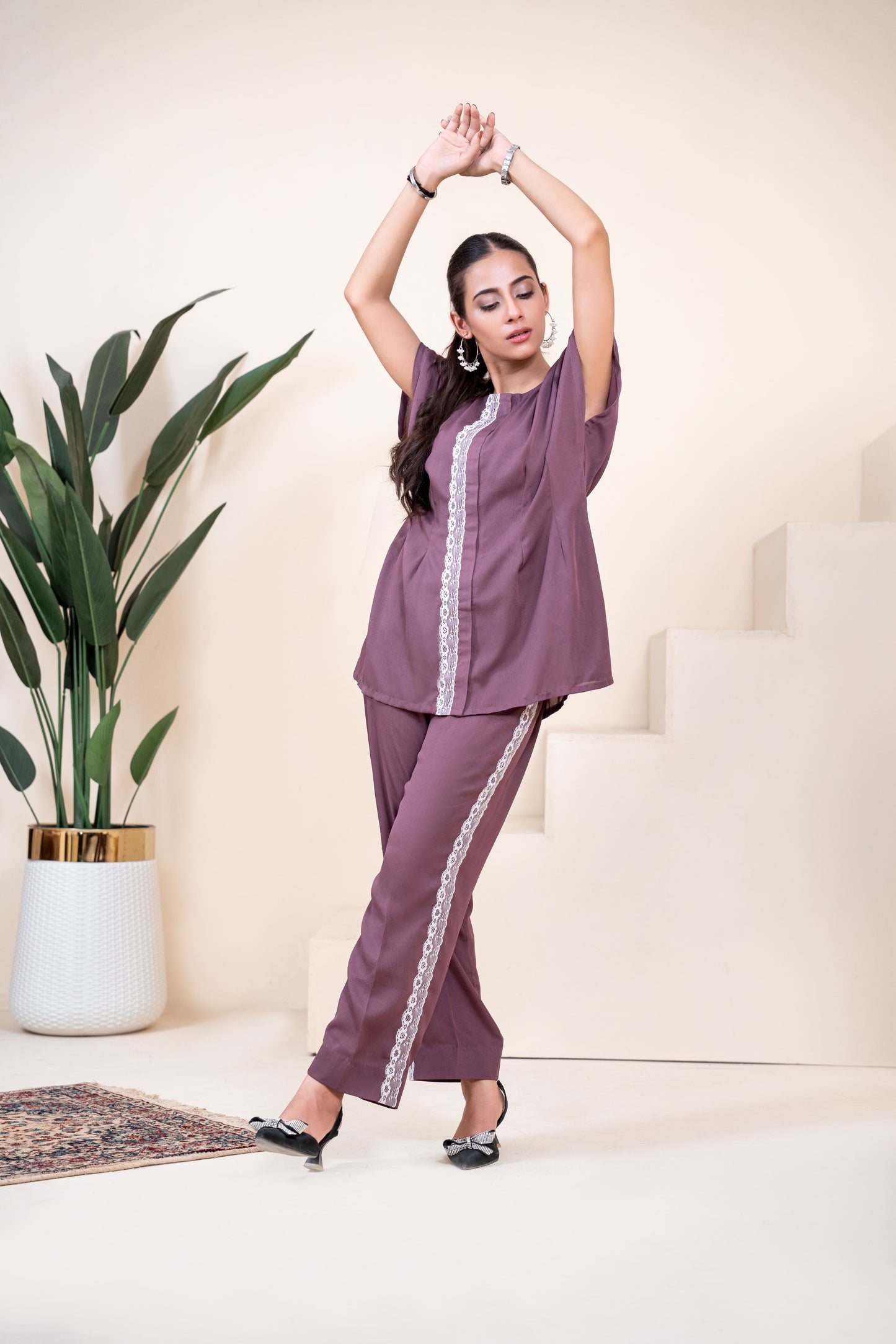 The Mulberry Lace-Inlay Co-ord
