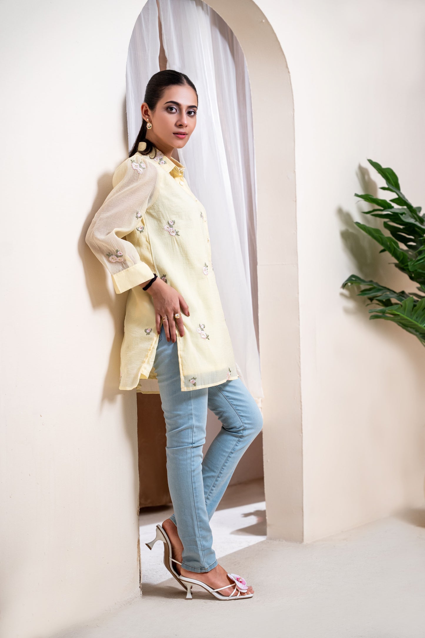 Primrose Organza Fusion Tunic
