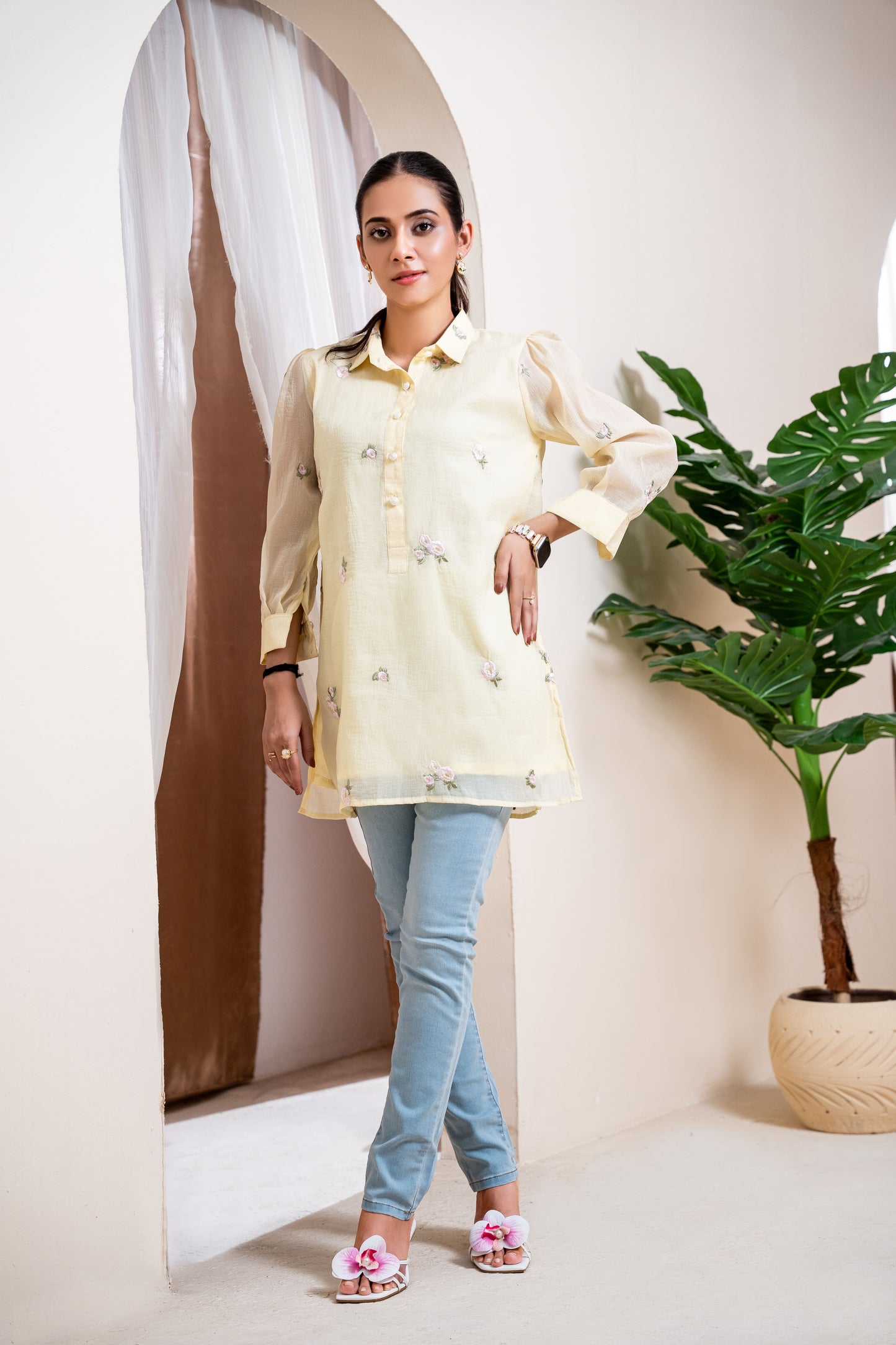 Primrose Organza Fusion Tunic