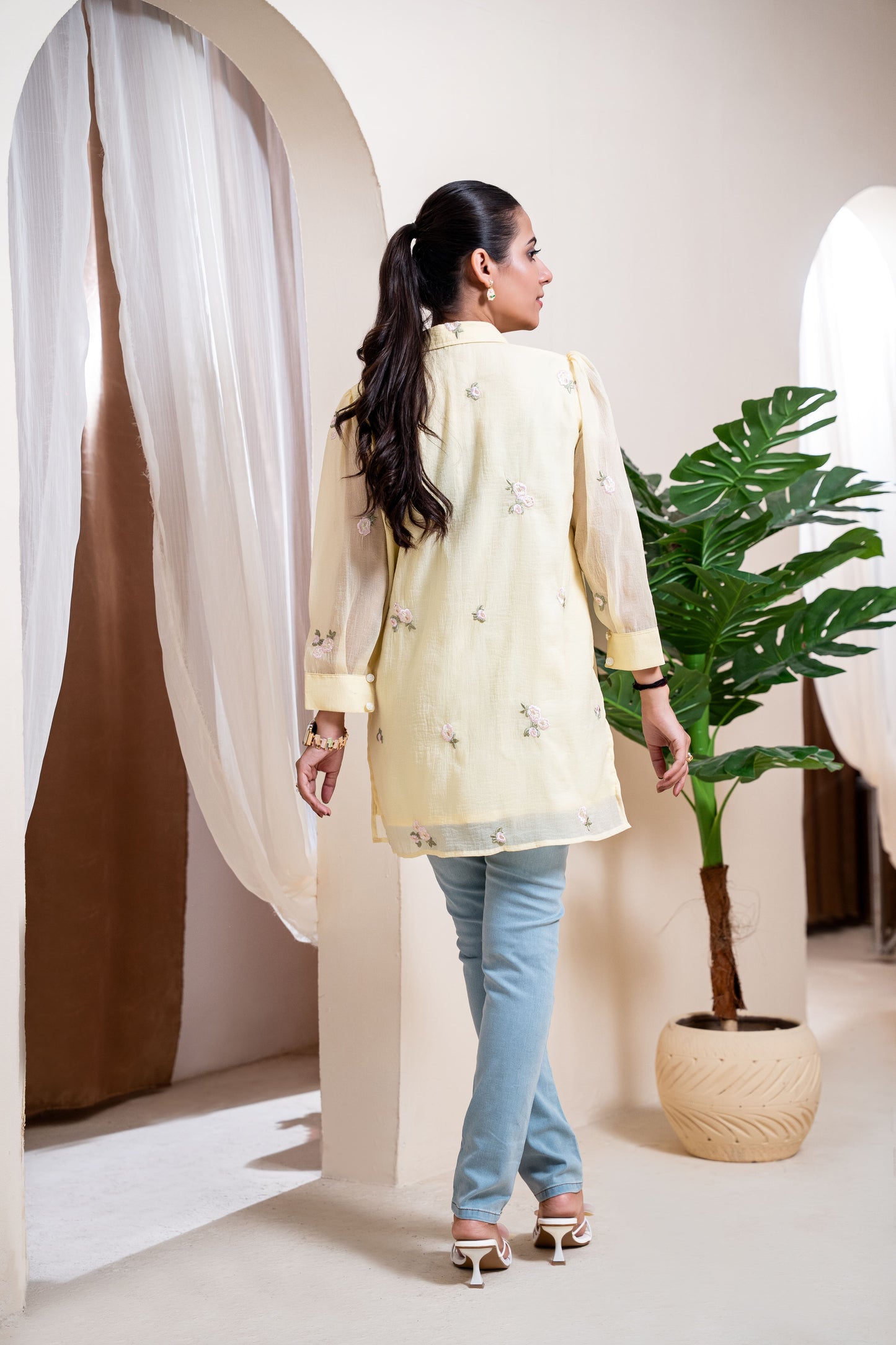 Primrose Organza Fusion Tunic