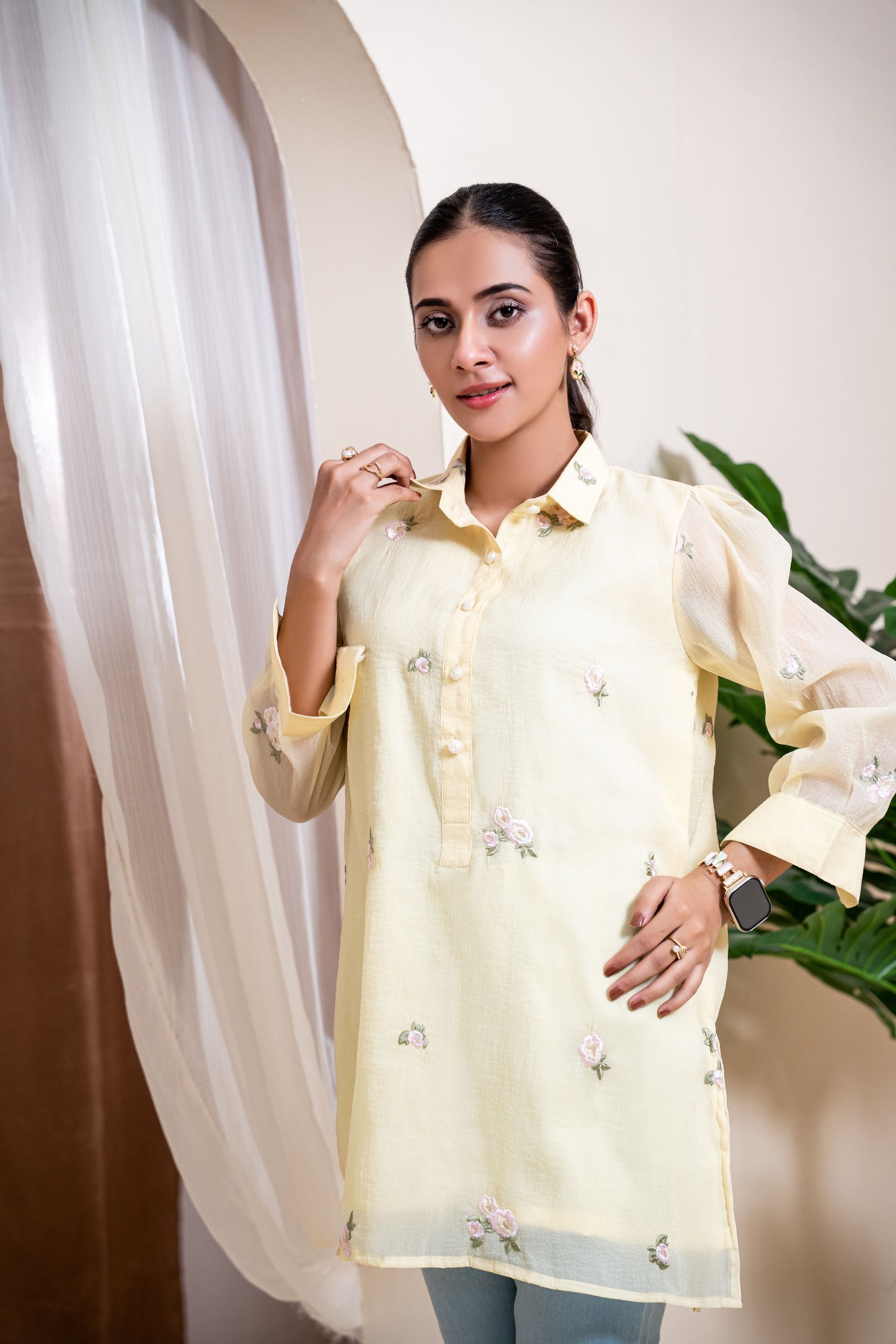 Primrose Organza Fusion Tunic